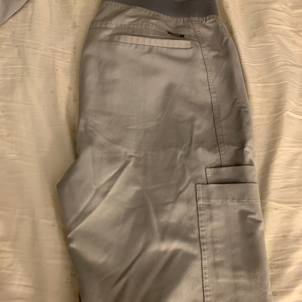 Gray Figs scrubs top and bottom